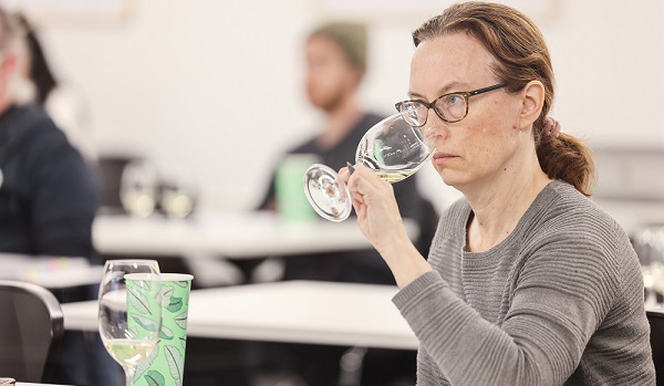 Winemaker Jessica Ferguson at TAFE SA