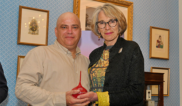 Alistair Rex with The Right Honourable The Lord Mayor of Adelaide Dr Jane Lomax-Smith AM