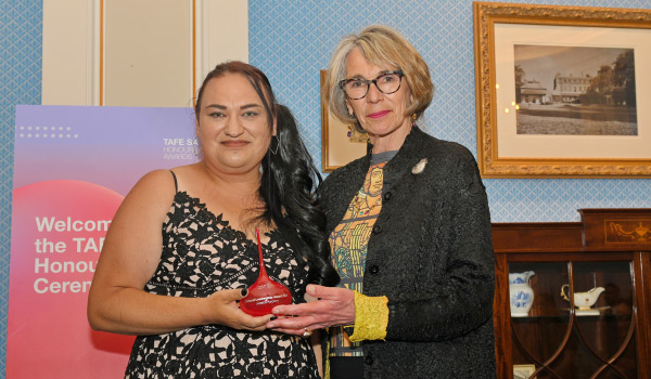 Jessica Karpany with The Right Honourable The Lord Mayor of Adelaide Dr Jane Lomax-Smith AM